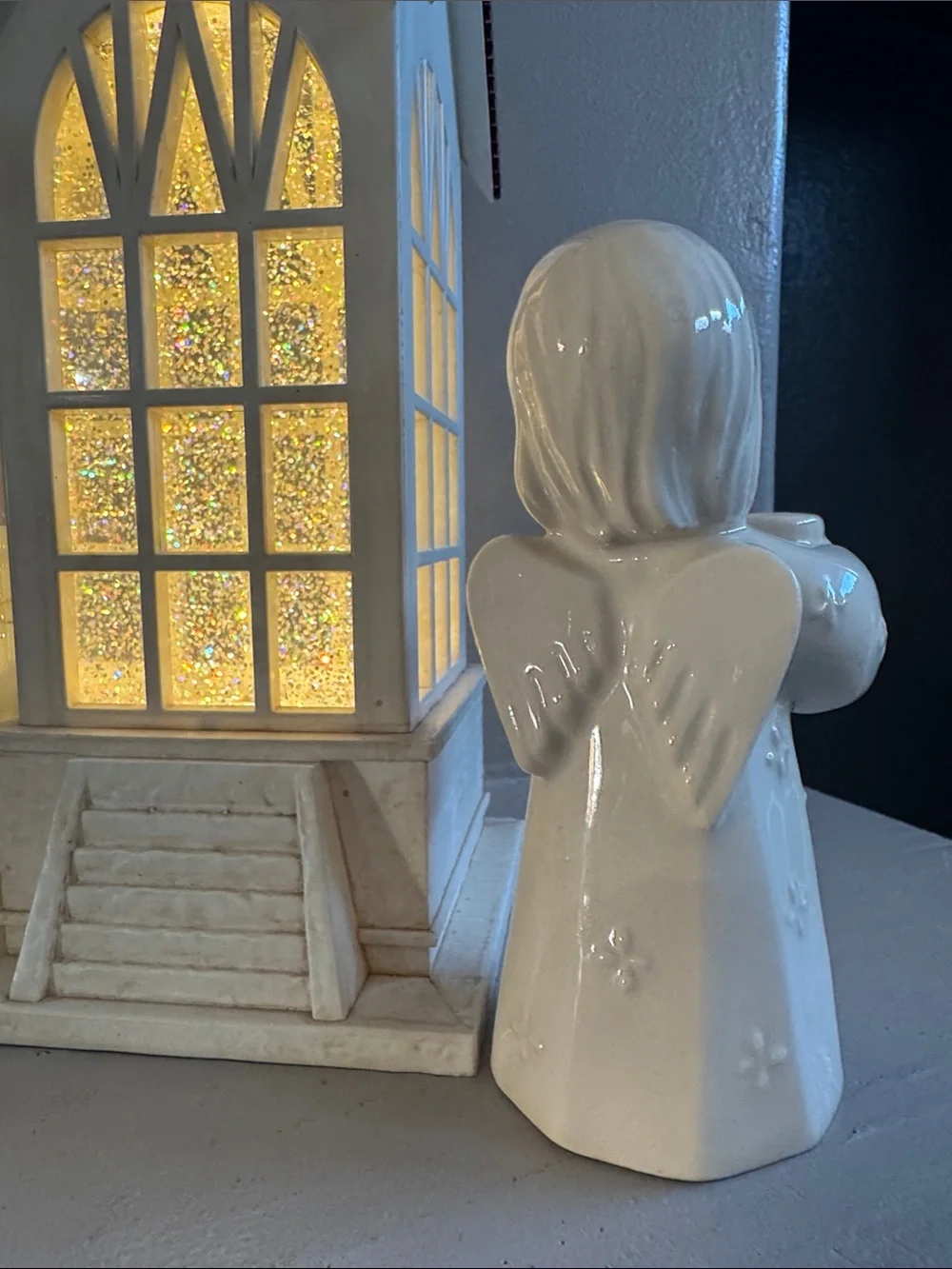 Vintage Erphila Christmas Angel Candle Holder